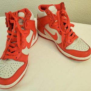 Red and Grey Nikes